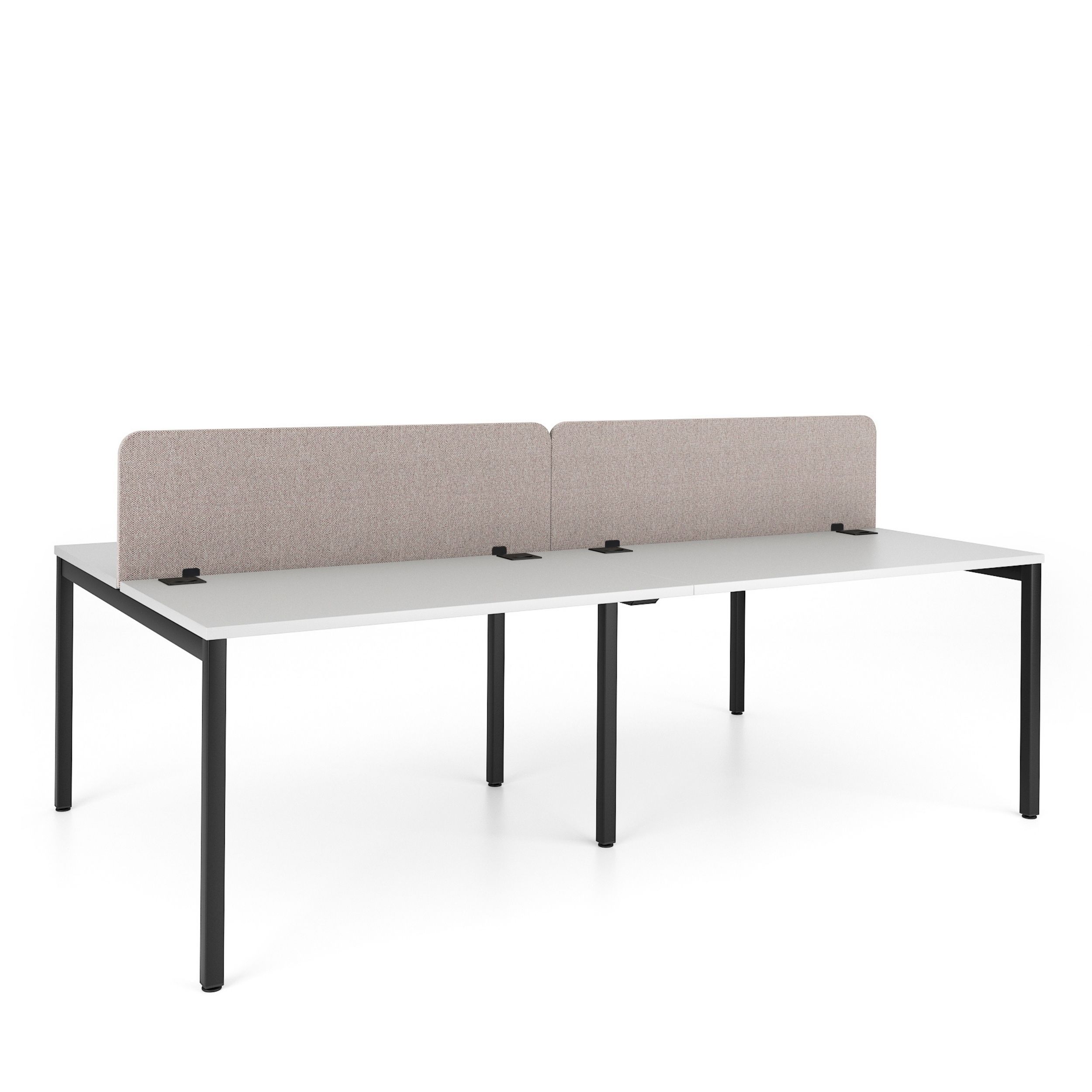 Офис маса - bSpace 4 работни места с преградни панели